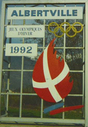 Affiche/enseigne JO Albertville 1992