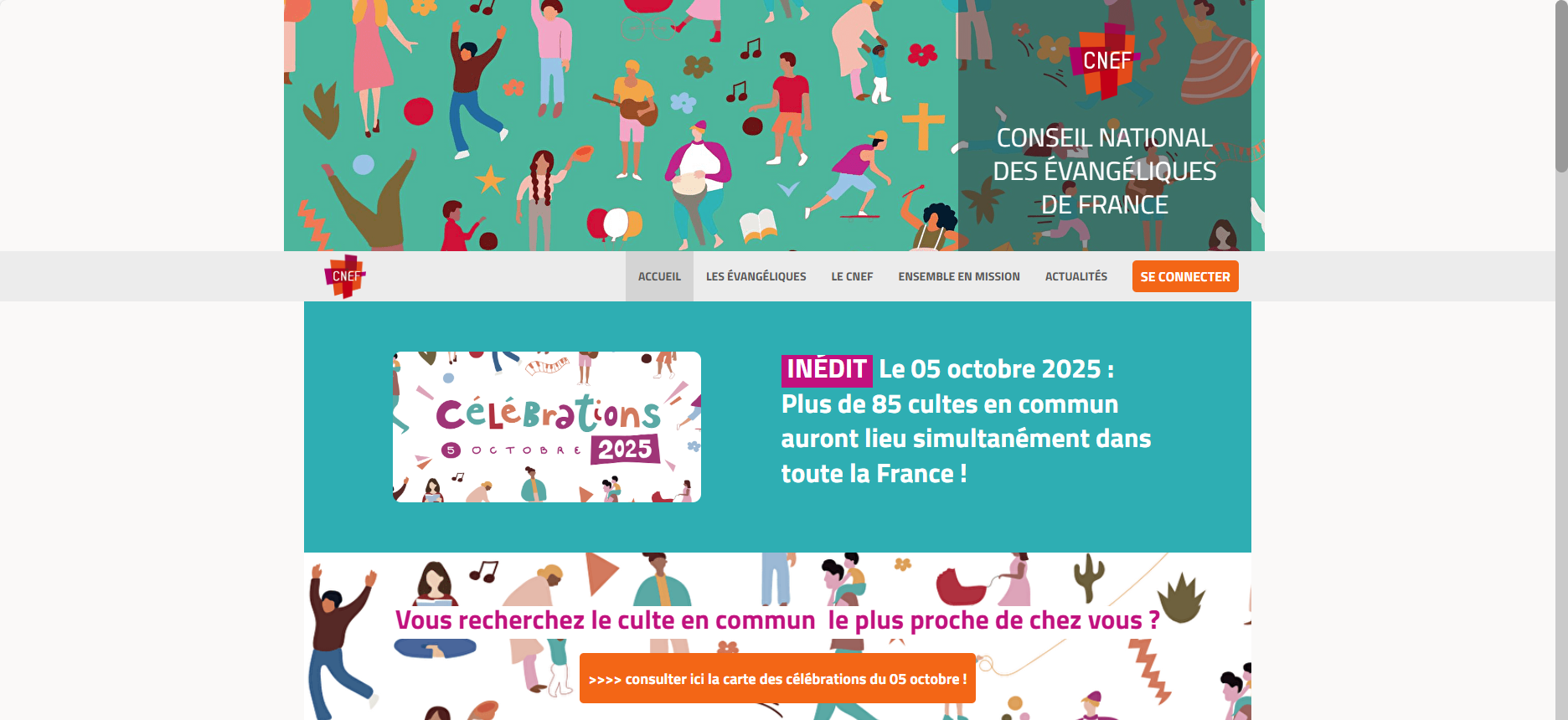 Aperçu de la page du Comité théologique du CNEF